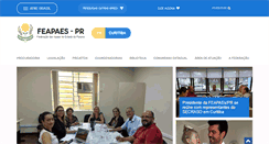 Desktop Screenshot of apaepr.org.br
