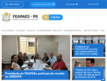 Tablet Screenshot of apaepr.org.br